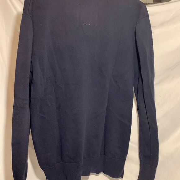 Abercrombie&Fitch V Neck sweater navy blue Sz Sm - Picture 4 of 4